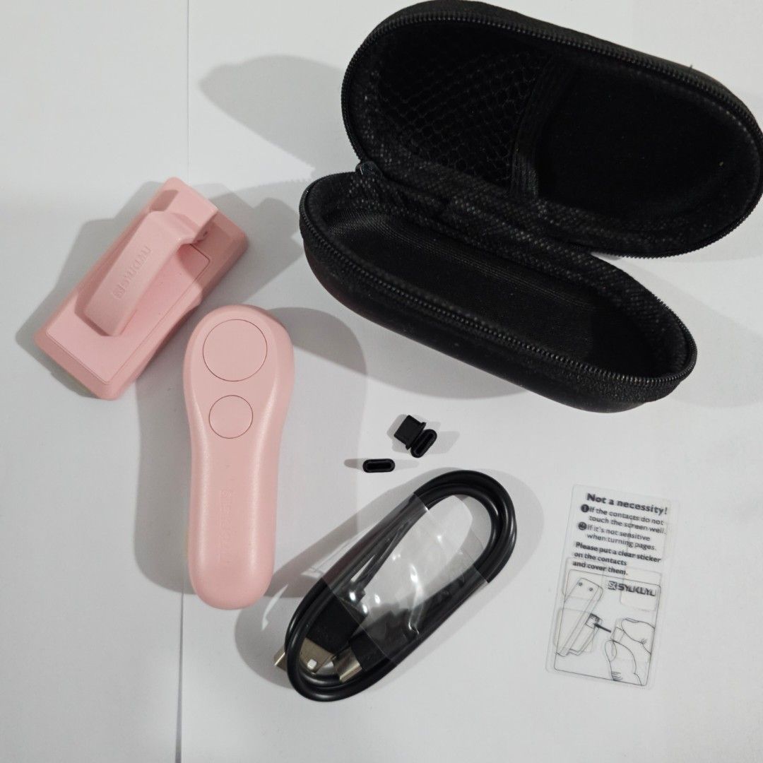 Syukuyu bluetooth page turner for Kindle or other ereaders (Pink) (Category: Other Mobile & Gadget Accessories) located in Quezon City. Submitted by akagenoanne (Listing ID 1465827621, Image 3). Description: For sale Syukuyu bluetooth page turner in pink like new condition SF c/o buyer. location: Novaliches Quezon city RFS: seldom used.