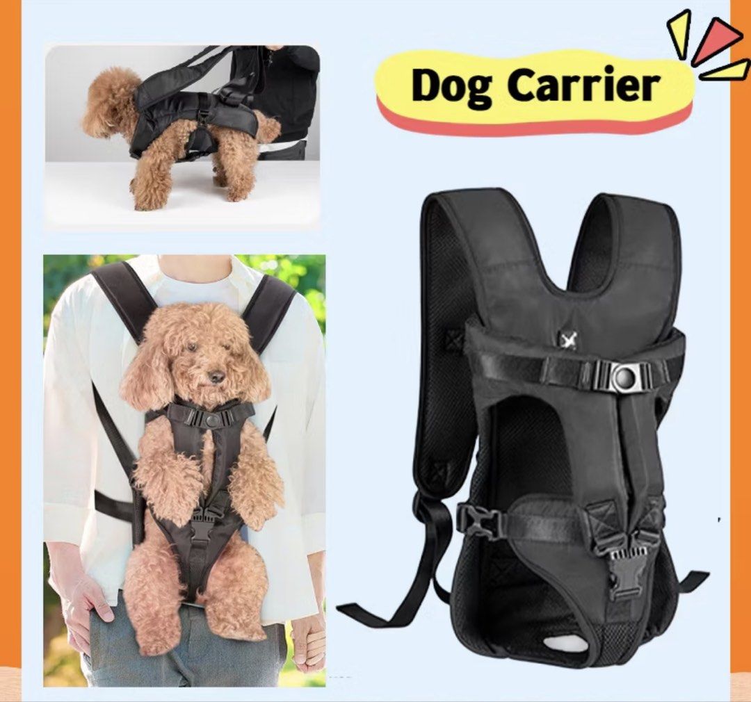 TAILUP Dog Carrier Backpack Black Size M (Category: Homes & Other Pet Accessories) located in Taguig. Submitted by 8c8tdbhwcx63195 (Listing ID 1469587428, Image 3). Description: - Brand: TAILUP - Color: Black - Size: M (Tag attached) - Comfortable thickening sponge padding on shoulder straps - Secure press-type buttons and buckles for easy wearing - Convenient tail opening at the bottom - Keeps your pet safe and close while on the go - HEAVY DUTY