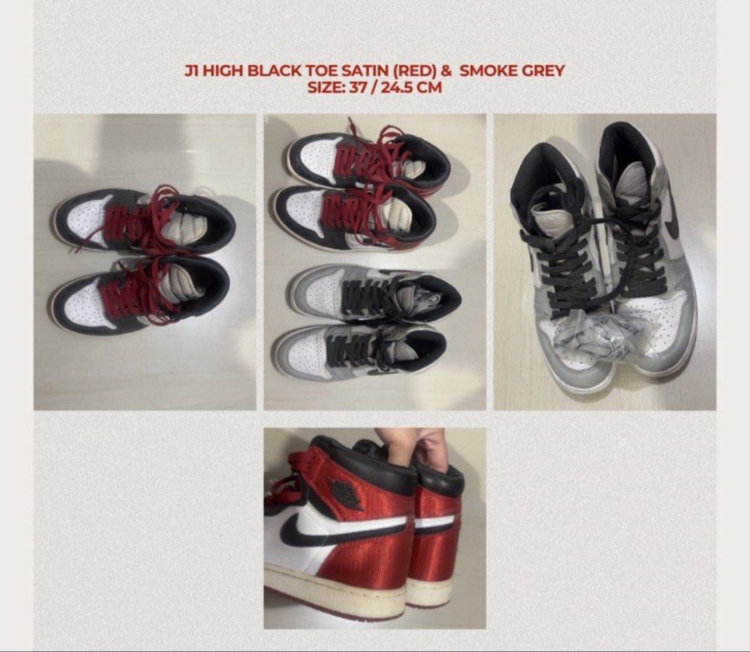 TAKE ALL J1, dunks & nike tekno (Category: Sneakers) located in Quezon City. Submitted by rai_closet (Listing ID 1469579923, Image 1). Description: TAKE ALL FOR 2000 Wmns 37 Negotiable .