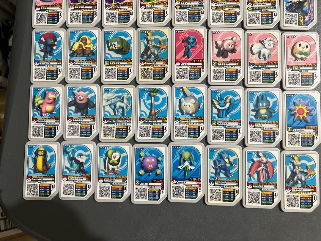 Take All Pokémon Ga-Olé Disks (Category: Card Packs) located in Manila. Submitted by ajd080324 (Listing ID 1469607244, Image 2). Description: Used, all QR codes on the back are clean and scannable..
