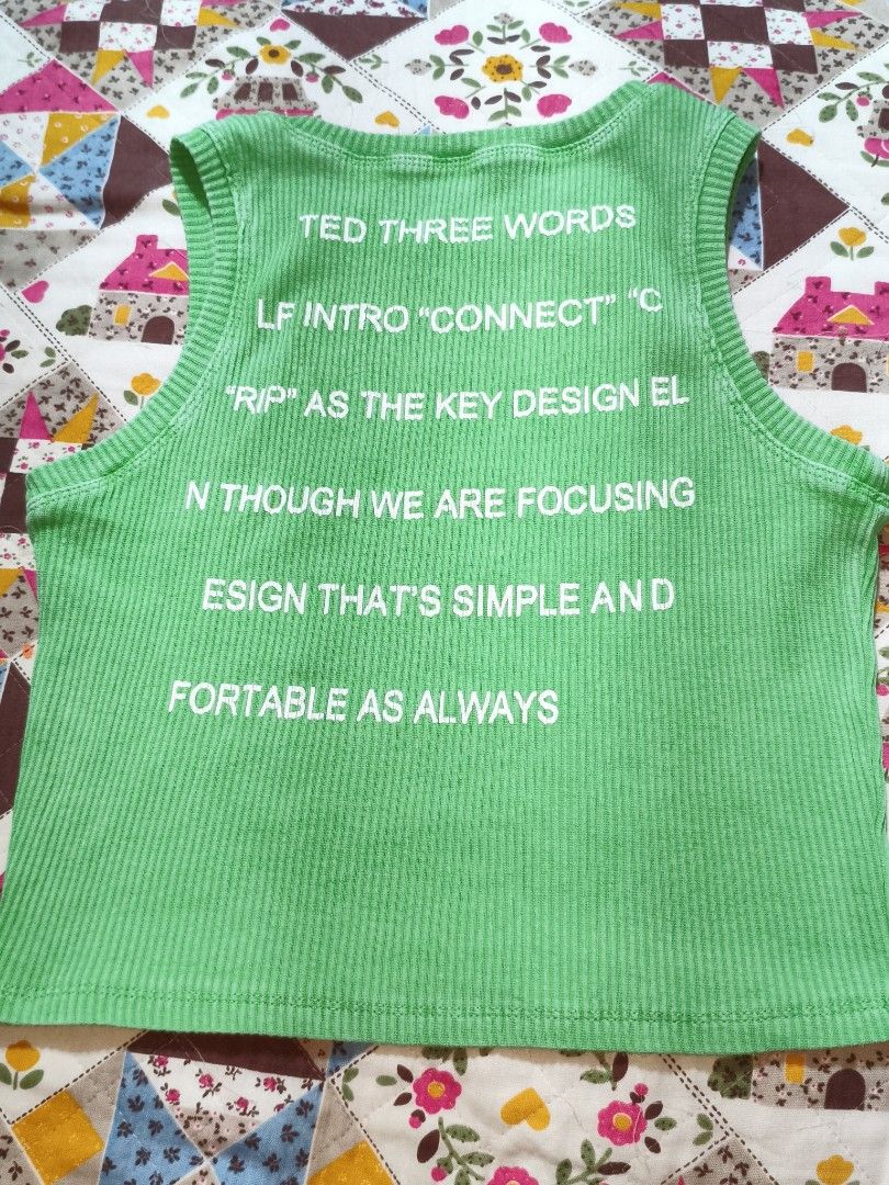 Tank top (Category: Sleeveless) located in Las Pinas. Submitted by dnbrbnt (Listing ID 1469702386, Image 3). Description: .