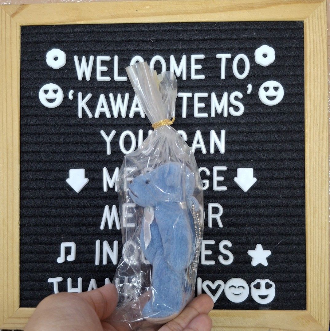 Teddy Bear Blue Charm Plush Toy (Category: Plushies & Soft Toys) located in Bulacan. Submitted by kawaii_items_stuffed_toys (Listing ID 1469741272, Image 2). Description: Brand new From japan box Teddy Bear Blue Charm/Keychain Height 4inches/11cm Just message me if you ever want to see more pictures of the item, I'm more than glad to assist you. 📌Location: San Jose Del Monte Bulacan, Philippines 🛵Shipping: Flash/Lalamove 💰Payment Thru Gcash ‼️