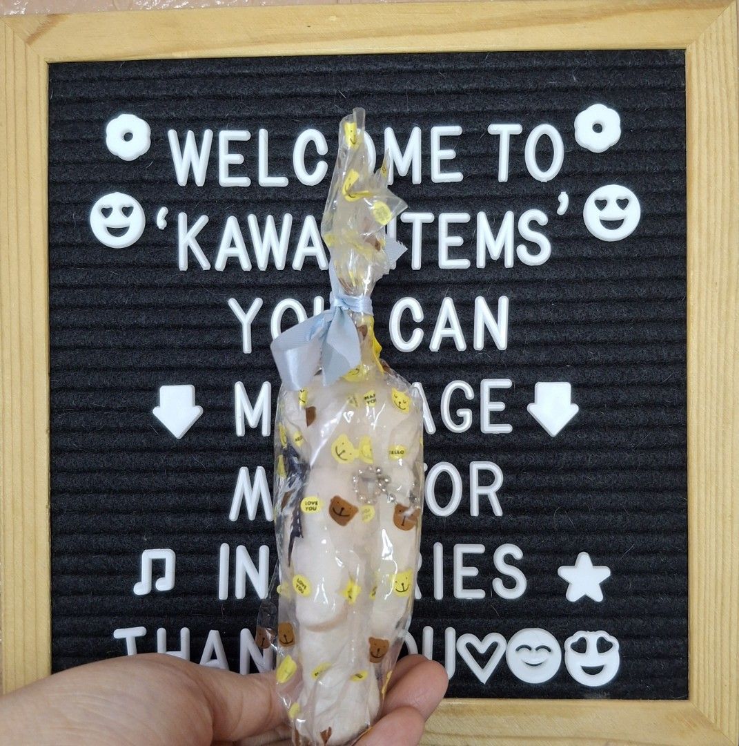 Teddy Bear White Charm Plush Toy (Category: Plushies & Soft Toys) located in Bulacan. Submitted by kawaii_items_stuffed_toys (Listing ID 1469741416, Image 2). Description: Brand new From japan box Teddy Bear White Charm/Keychain Height 4½inches/12cm Just message me if you ever want to see more pictures of the item, I'm more than glad to assist you. 📌Location: San Jose Del Monte Bulacan, Philippines 🛵Shipping: Flash/Lalamove 💰Payment Thru Gcash