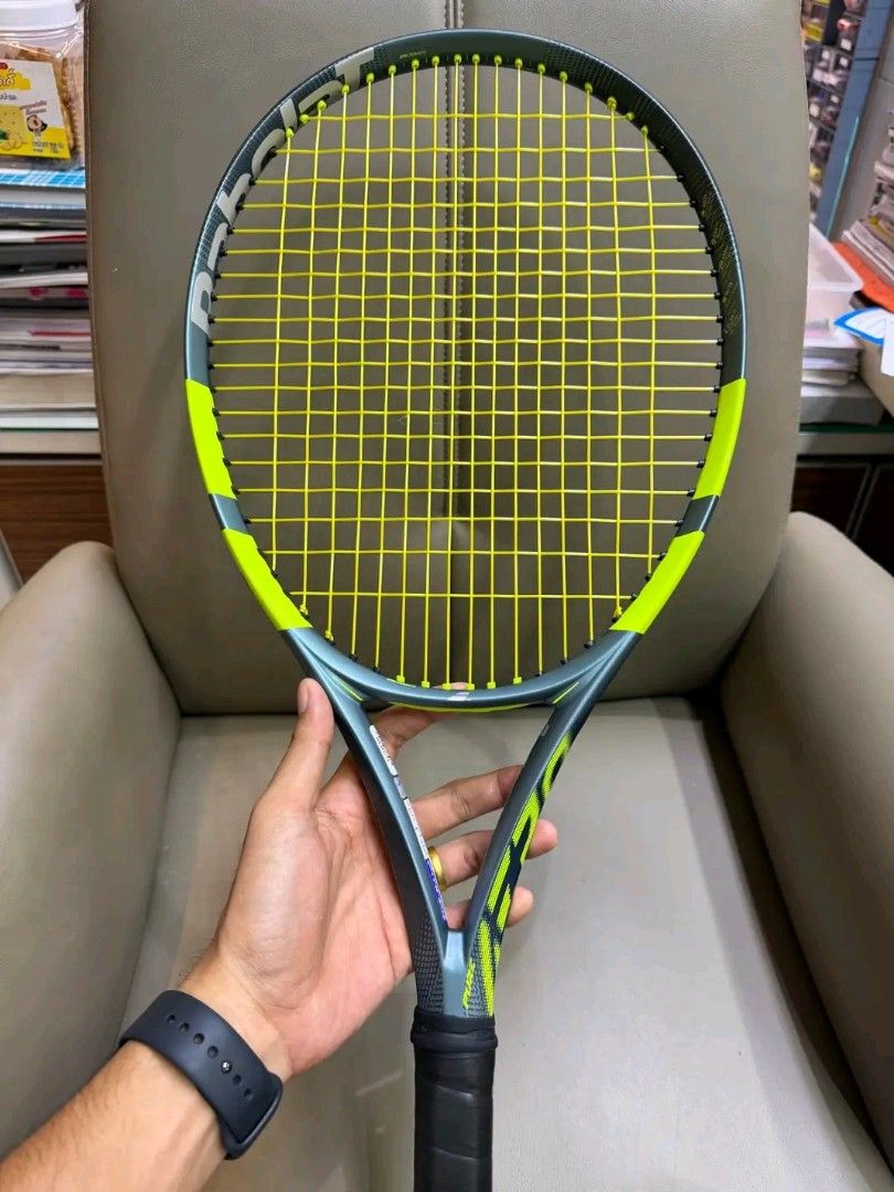 Tennis Racket Babolat (Category: Racket and Ball Sports) located in Manila. Submitted by clevercrystal_254bfe (Listing ID 1469731954, Image 2). Description: Tennis Racket Babolat pure aero (2026) String Pattern: 16x19 Grip 1.