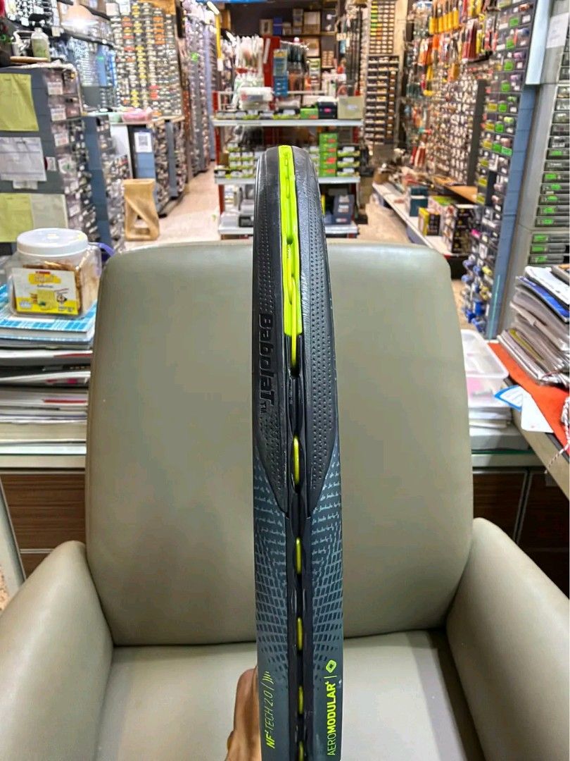 Tennis Racket Babolat (Category: Racket and Ball Sports) located in Manila. Submitted by clevercrystal_254bfe (Listing ID 1469731954, Image 3). Description: Tennis Racket Babolat pure aero (2026) String Pattern: 16x19 Grip 1.