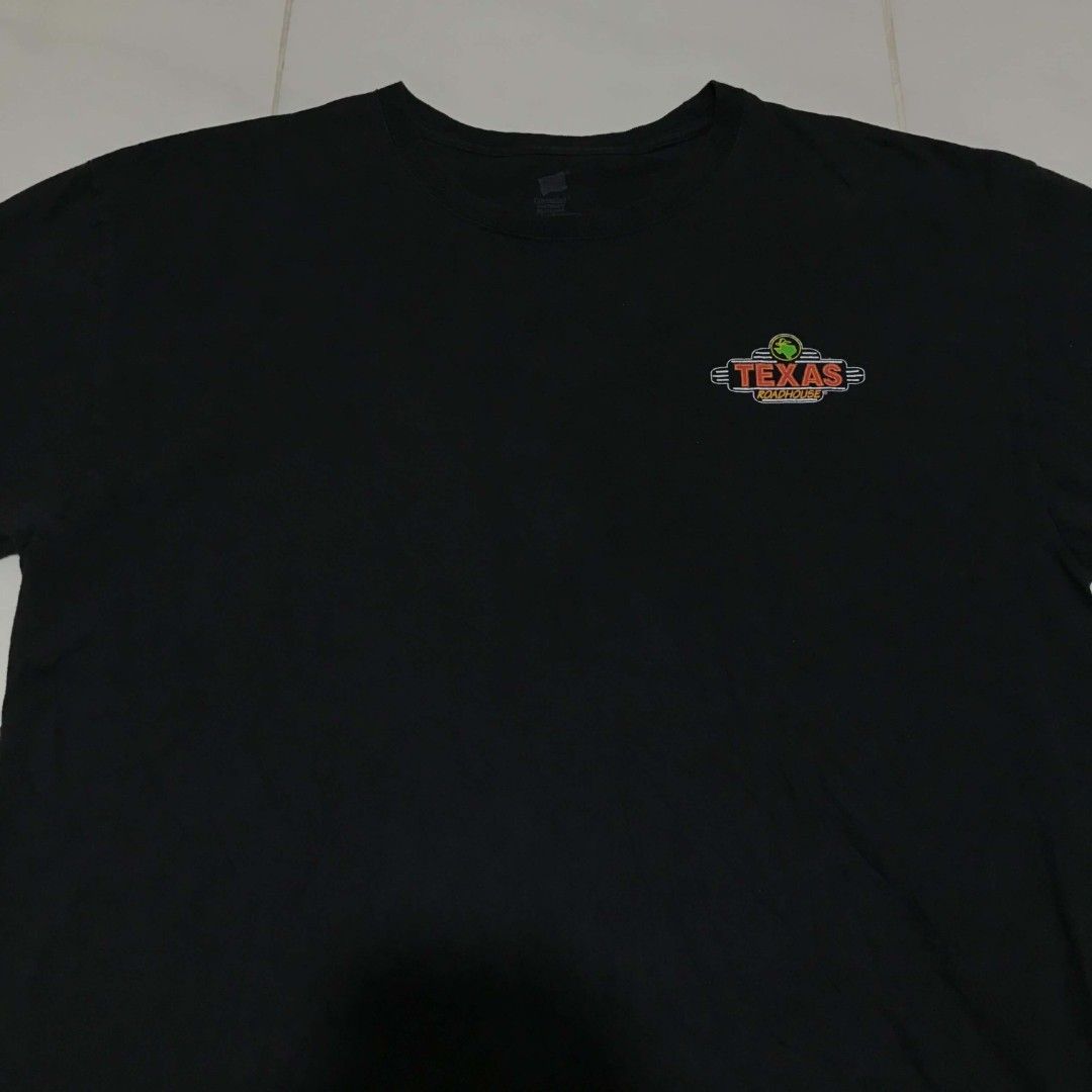 TEXAS ROADHOUSE GRAPHIC TEE SHIRT LARGE (Category: Tshirts & Polo Shirts ) located in Cavite. Submitted by justthrift06 (Listing ID 1469682039, Image 3). Description: DIMENSION 23X30 GOOD CONDITION SHIPPING NATIONWIDE.