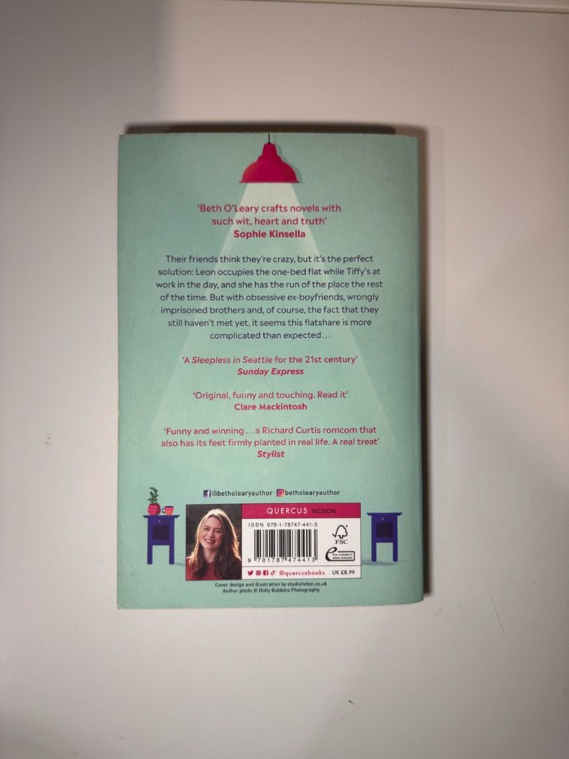 The Flatshare by Beth O'Leary - Paperback (Category: Storybooks) located in Quezon City. Submitted by pinkc0conut (Listing ID 1469755575, Image 2). Description: The Flatsahre - Authentic copy - Flaws: spine creases, slightly tanned edges - Mode of Payment: GCash, payment first.