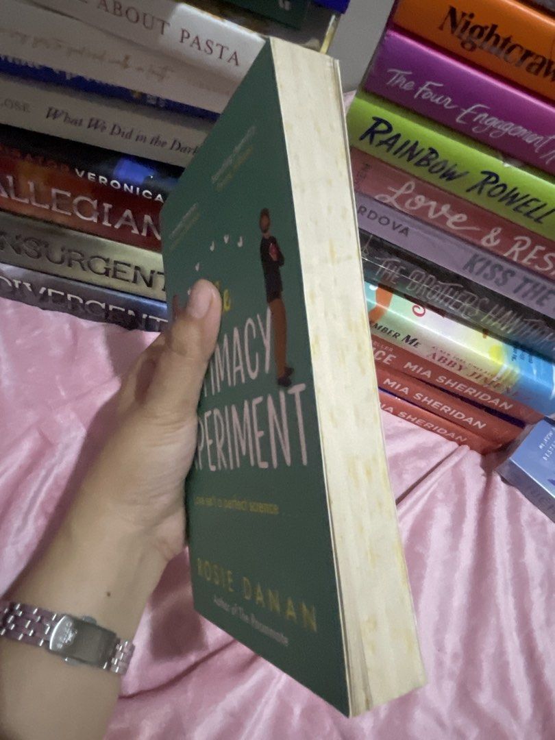 The Intimacy Experiment by Rosie Danan Novel (Category: Storybooks) located in San Fabian. Submitted by chloejeanyzarate (Listing ID 1469700727, Image 3). Description: - Title: The Intimacy Experiment by Rosie Danan - Genre: Contemporary romance novel (Naomi & Ethan's story) - Format: Paperback - Condition: Clean pages with minor yellowing on side edges due to storage; uncreased spine - Perfect read for contemporary romance fans.