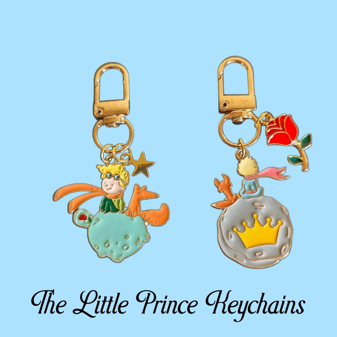 The Little Prince Keychain (Category: Character Goods) located in Quezon City. Submitted by jeromeherrera2006 (Listing ID 1469687771, Image 1). Description: - These elegant and high quality keychains are the perfect gift for any Little Prince fan! 🌹High Quality ❤️Sleek and Elegant Designs 🐑Very durable and Long Lasting Made from high quality alloy, these Little Prince keychains are a must have for every fan. We have several unique designs to ch