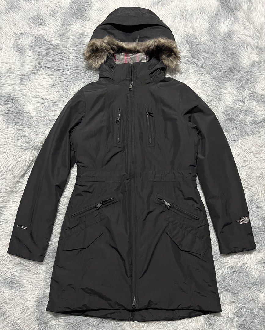 The North Face Hyvent Arctic Parka Jacket (Category: Coats, Jackets and Outerwear) located in Sasmuan (Sexmoan). Submitted by winterclothes.ph (Listing ID 1469703010, Image 1). Description: The North Face Hyvent Arctic Parka Jacket S on tag Width 19 Length 34 Excellent Condition.