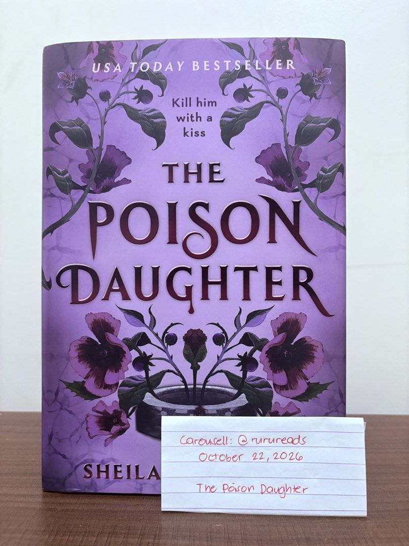 The Poison Daughter US Deluxe Edition (Category: Storybooks) located in Caloocan City. Submitted by rurureads (Listing ID 1469713169, Image 1). Description: The Poison Daughter US Edition - Hardcover - Brand New and never read - can send video of the condition MOP: Bank Transfer MOD: Meet-up, J&T, or SDD For meet-ups, available around 6-7:30PM only during weekdays: - SM Megamall - Shang-ri La Plaza - Gateway Mall / Farmers.