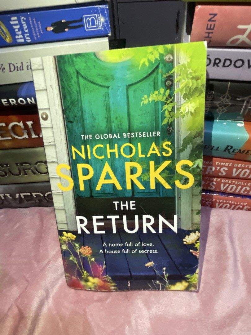 The Return by Nicholas Sparks Novel Paperback (Category: Storybooks) located in San Fabian. Submitted by chloejeanyzarate (Listing ID 1469700740, Image 1). Description: - Title & Author: The Return by Nicholas Sparks - Format: mmpb edition with colorful cover art - Plot: Follows Trevor Benson to North Carolina as he uncovers family secrets and mysteries - Condition: Readable pages with light shelf wear along the outer edges - Note: Includes origi