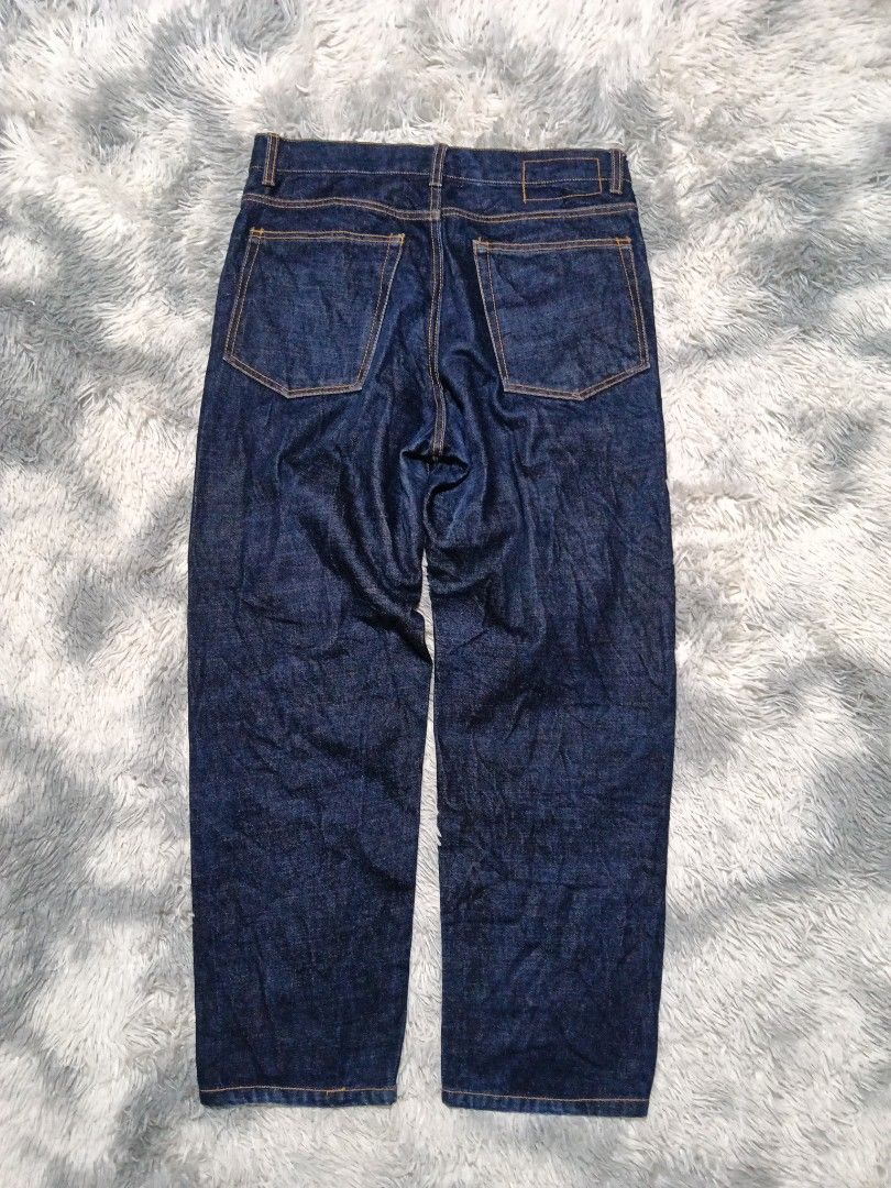 The stori selvedge jeans (Category: Jeans) located in San Carlos City. Submitted by wilburstthriftstore (Listing ID 1469616585, Image 3). Description: The stori selvedge jeans Size Large Waist 32-33 Length 38 Hem 7½ No flaws As new condition 👌🏾 ₱700 + sf.