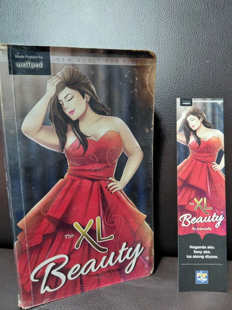 The XL Beauty by superjelly (Category: Storybooks) located in Manila. Submitted by er747 (Listing ID 1469608908, Image 1). Description: - Title: The XL Beauty by superjelly - Inclusions: Original matching bookmark; With plastic cover - Condition: Stains around edges (due to syrup) but text or the inside is unaffected and readable; solid spine Original Price: Php 195 (From NBS).