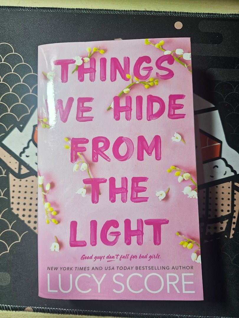 Things We Hide From The Light by Lucy Score (Category: Storybooks) located in Manila. Submitted by nominaur (Listing ID 1469643007, Image 1). Description: Popular romance novel by Lucy Score. Paperback edition from Bloom Books. Follows Nash Morgan and Lina Solavita in Knockemout. Pages clean and spine intact. Read once, carefully handled. W/ plastic cover Lady-owned PM for more info Meetups: SM Pulilan SM Pampanga.