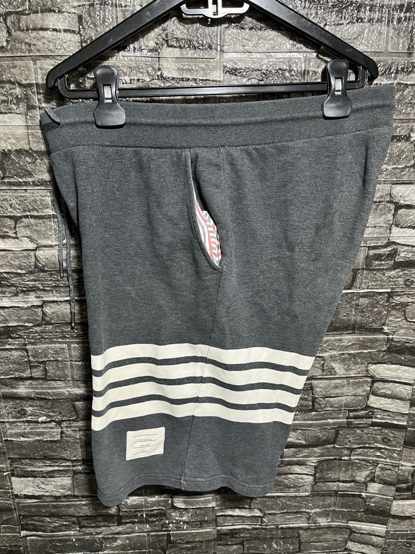 Thom Browne. Sweat Short (Category: Luxury Apparel) located in Manila. Submitted by flex_curation (Listing ID 1469701522, Image 1). Description: 34-38W 21L IN VERY GOOD CONDITION BACOOR CAVITE LOC.