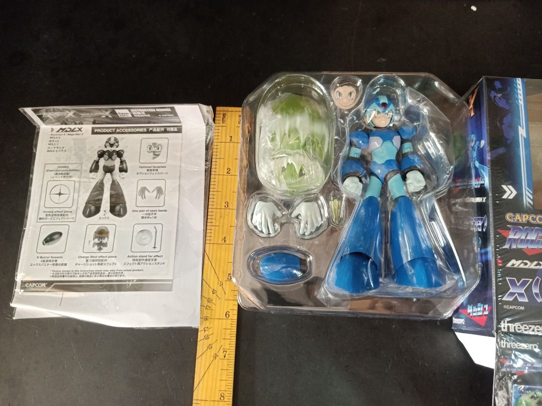 Threezero MDLX Rockman X / Mega Man X action figure (Category: Figurines & Statues) located in Quezon City. Submitted by olxph_204677666 (Listing ID 1469623575, Image 2). Description: Threezero MDLX Rockman X / Mega Man X action figure Box opened for inspection only. Actual photos posted WYSIWYG. Selling for 2200 PHP. Shop pickup or shipping only. Shop location: Lagro Fairview. For a faster response and more items, please visit our Facebook page.