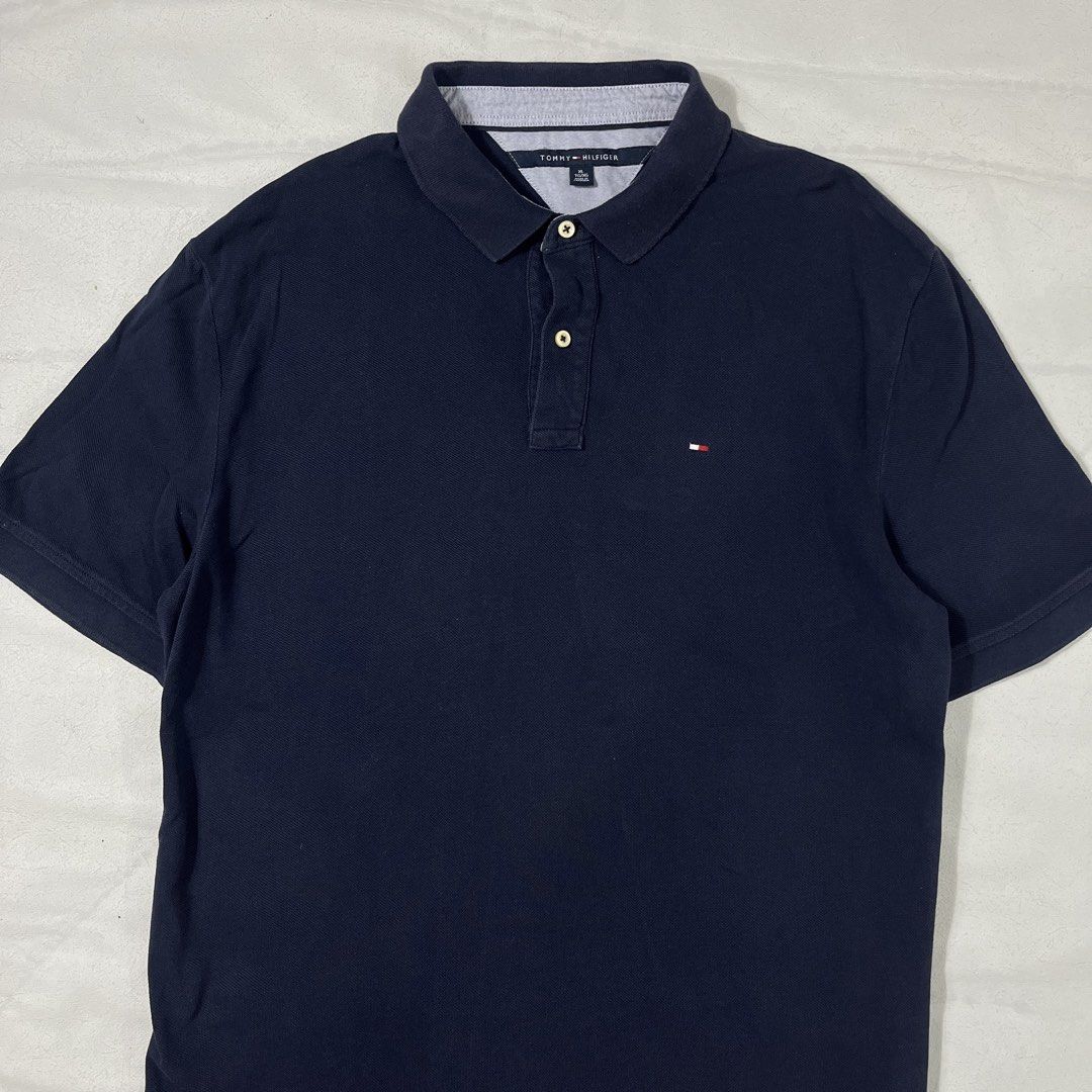 Tommy Hilfiger Navy Poloshirt (Category: Tshirts & Polo Shirts ) located in Nasugbu. Submitted by janstuffs.ph (Listing ID 1469744553, Image 2). Description: Tommy Hilfiger Navy Blue Poloshirt 💯Legit! Size: XLarge Width: 22" Length: 30" Condition: 9.5/10 Excellent Flaw: NONE Mine: 680.