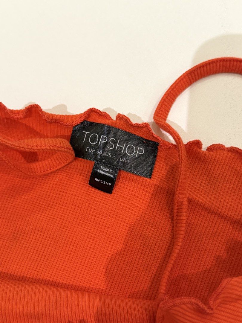 Topshop Ribbed Lettuce Trim Cami Set Bundle (Category: Sleeveless) located in Muntinlupa City. Submitted by henlo03 (Listing ID 1469613390, Image 3). Description: PHP600 for all 3 PHP250 each Bundle of three Topshop cami tops in red, blue, and yellow. Ribbed cotton material with cute lettuce trim edges on the neckline and hem. Super stretchy and comfortable. Yellow and red are EUR 34 / US 2 / UK 6. Blue is EUR 36 / US 4 / UK 8. Great vibrant colo