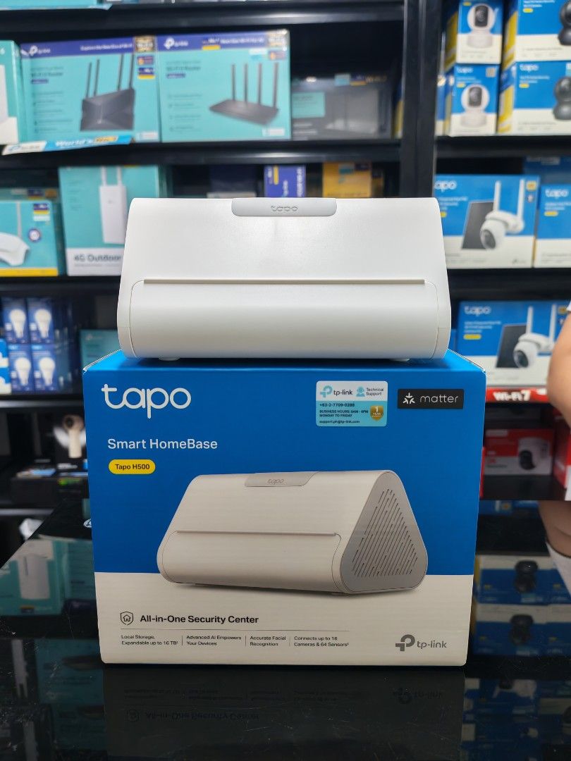 TP-LINK TAPO H500 SMART HOME BASE HUB (Category: Security Systems & CCTV Cameras) located in Taguig. Submitted by rm.itech051523 (Listing ID 1469585080, Image 1). Description: .