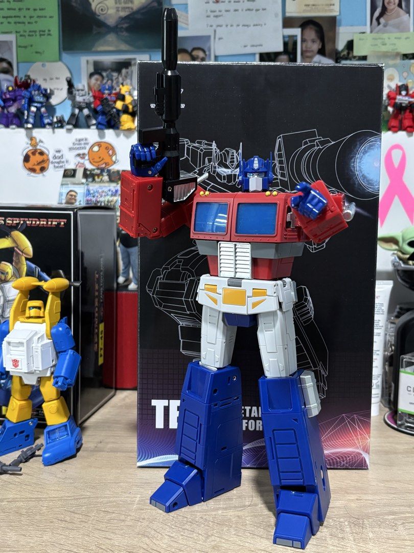 Transformers Masterpiece Scale Sale (Category: Gundam & Model Kits) located in Manila. Submitted by fatmanplayss (Listing ID 1469585458, Image 3). Description: For Sale! Transform Element Prime - 2500php - COMPLETE BIB - NO ISSUES Fanstoys Spindrift Seaspray - 4000php - COMPLETE BIB - NO ISSUES MP RECORDING ALLIANCE BLASTER - 2500php - COMPLETE BIB - NO ISSUES - NO RAMHORN TAPE KFC Blaster Tapes - 2000php - As is - Complete Accessories No Issues 