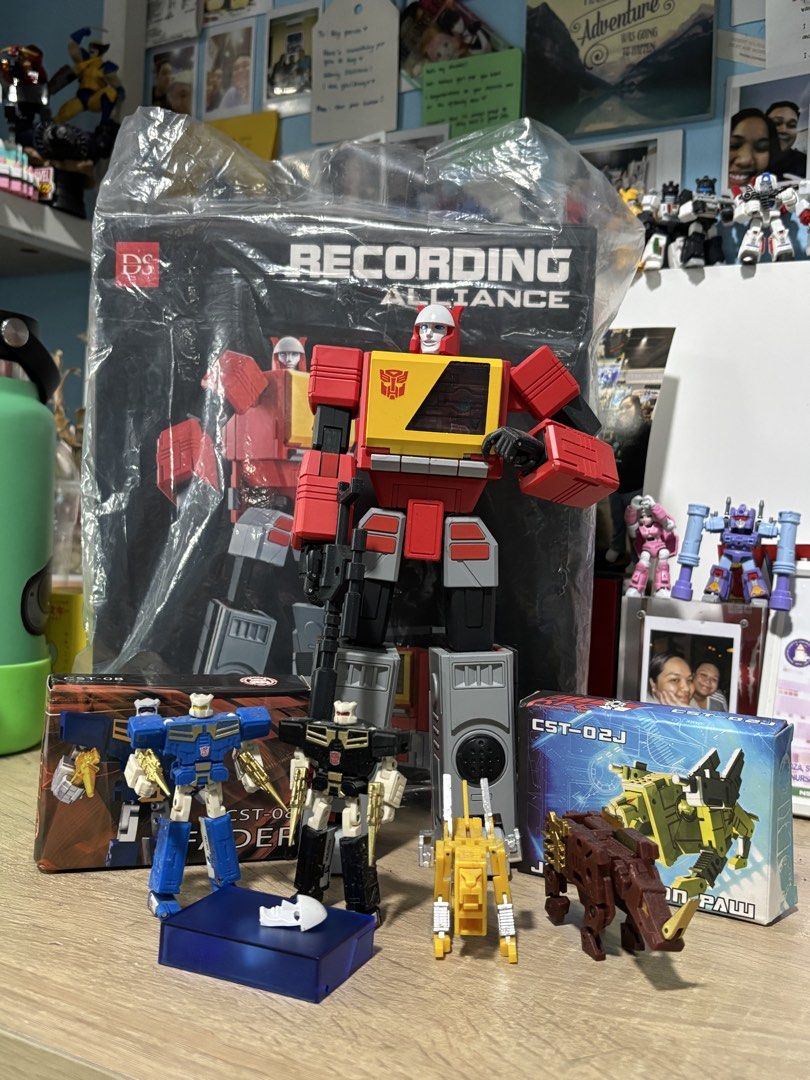 Transformers Masterpiece Scale Sale (Category: Gundam & Model Kits) located in Manila. Submitted by fatmanplayss (Listing ID 1469585458, Image 1). Description: For Sale! Transform Element Prime - 2500php - COMPLETE BIB - NO ISSUES Fanstoys Spindrift Seaspray - 4000php - COMPLETE BIB - NO ISSUES MP RECORDING ALLIANCE BLASTER - 2500php - COMPLETE BIB - NO ISSUES - NO RAMHORN TAPE KFC Blaster Tapes - 2000php - As is - Complete Accessories No Issues 