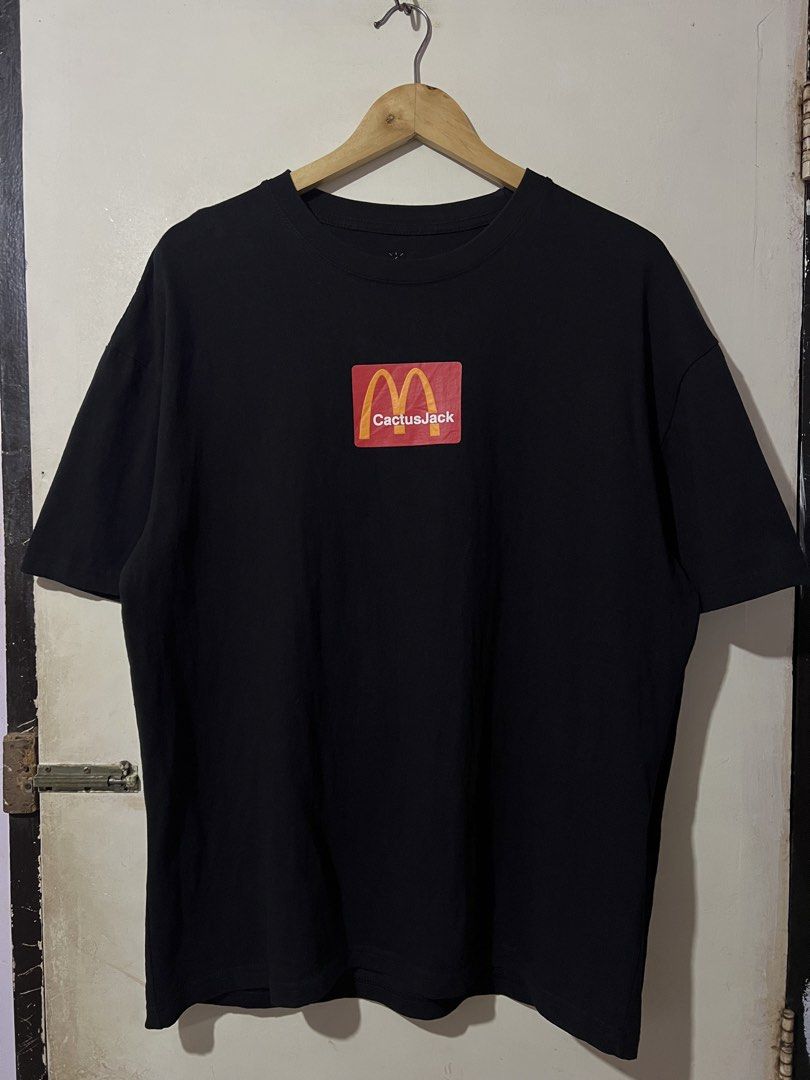 TRAVIS SCOTT CACTUS JACK MCDONALDS SHIRT (Category: Tshirts & Polo Shirts ) located in Manila. Submitted by dailystrategythrift (Listing ID 1469716841, Image 1). Description: WTS ‼️ TRAVIS SCOTT CACTUS JACK X MCDONALDS SIZE XL ON TAG WIDTH - 23 LENGTH - 29 EXCELLENT CONDITION💯❤️ PRICE - 📩 LOCATION LASPIÑAS CITY 📍📍 DM FOR PURCHASE 📩📩.