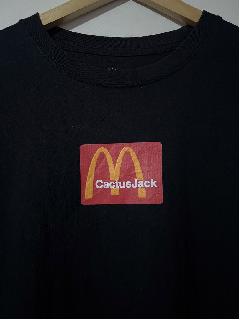 TRAVIS SCOTT CACTUS JACK MCDONALDS SHIRT (Category: Tshirts & Polo Shirts ) located in Manila. Submitted by dailystrategythrift (Listing ID 1469716841, Image 3). Description: WTS ‼️ TRAVIS SCOTT CACTUS JACK X MCDONALDS SIZE XL ON TAG WIDTH - 23 LENGTH - 29 EXCELLENT CONDITION💯❤️ PRICE - 📩 LOCATION LASPIÑAS CITY 📍📍 DM FOR PURCHASE 📩📩.