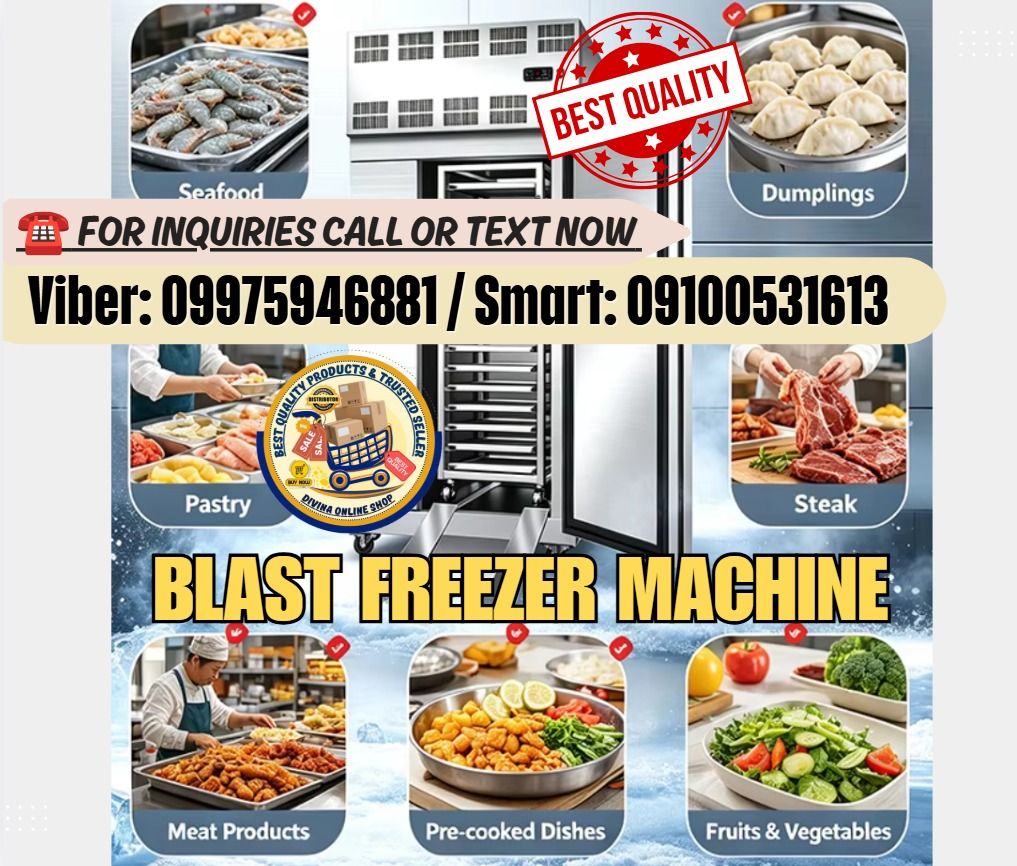 Trolley Blast Freezer Batch Blast Freezer Machine 15 Trays Heavy Duty ...