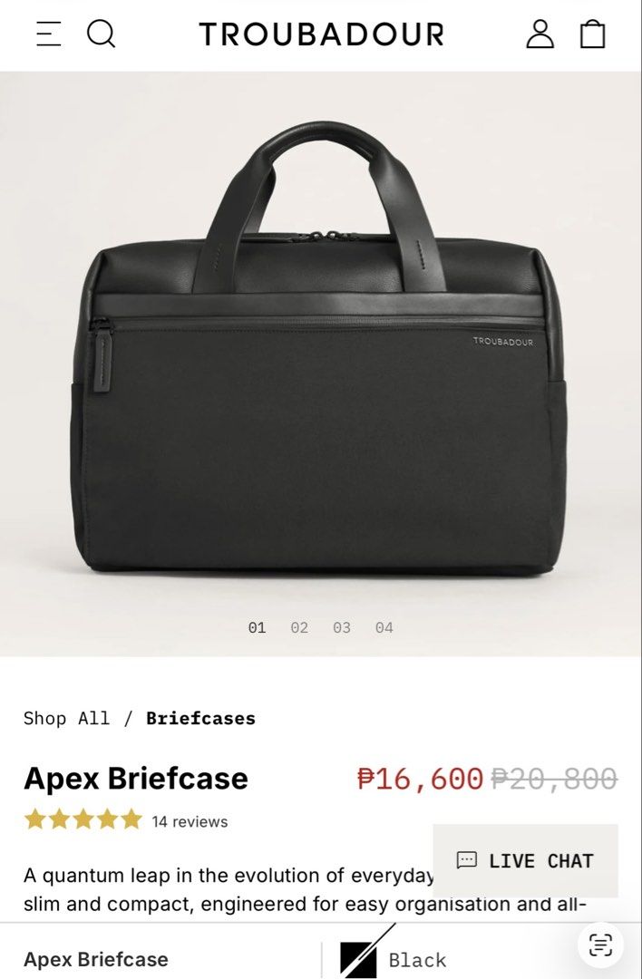 TROUBADOUR London 2way Briefcase (Category: Briefcases) located in Bauang. Submitted by thriftypockets92 (Listing ID 1469712491, Image 3). Description: .