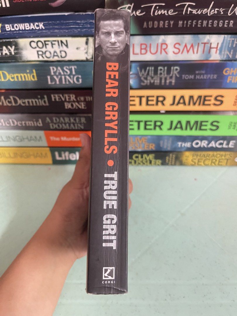 True Grit by Bear Grylls (Category: Storybooks) located in General Trias. Submitted by kwinay.28 (Listing ID 1469645872, Image 2). Description: Preloved Book has spine crease and tanned edges .