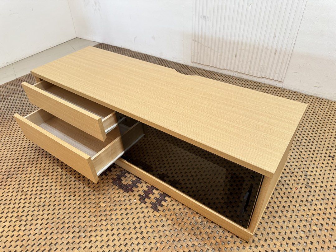 Tv Rack (Category: TV Consoles) located in Quezon City. Submitted by matetdevis13 (Listing ID 1469653022, Image 3). Description: Wooden TV Rack with Storage Price: 5,500 L47.5 x W15 x H16 In good condition Code JMD20-M71.