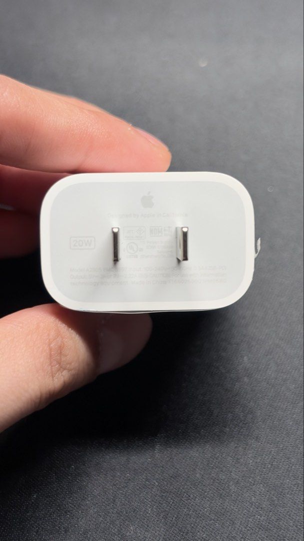 Type C Adapter & Charging Cable iOS (Category: Chargers & Cables) located in Tarlac. Submitted by 5trrvkhhhk (Listing ID 1469742895, Image 2). Description: FOR SALE: 20W USB-C Power Adapter + 1M USB-C to Lightning Cable ⚡️ • Both brand new and untouched • 20W charging brick + 1-meter cable for iPhone • Selling as a set only • Price: ₱1,700 for both RFS: Extra / unused DM if interested! 😊.