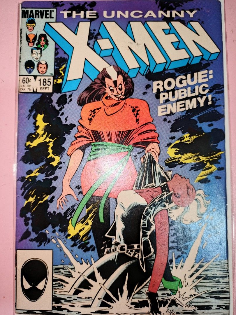 Uncanny X-Men #185 (Category: Comics & Manga) located in Makati City. Submitted by julz2026 (Listing ID 1469660322, Image 1). Description: -Price is fixed -Good condition - Spine ticks and yellowish pages - Rogue becomes Public Enemy.