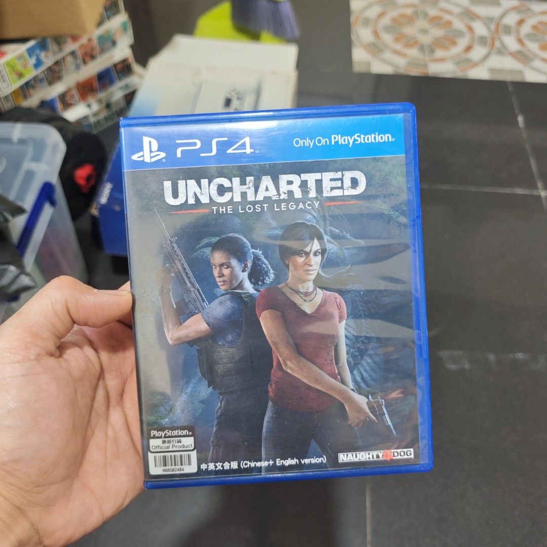 Uncharted The Lost Legacy PS4 Game (R1) (Category: PlayStation) located in Quezon City. Submitted by shopme_gadget30 (Listing ID 1469615230, Image 1). Description: kindly read the details first for sale fixed price good condition tested and working with Case and disc game compatible to ps4 /ps5 console R1 Region qc area meet up: sm north shipping fee must shoulder by the buyer via lalamove or grab payment: bdo/gcash happy gaming everyone.
