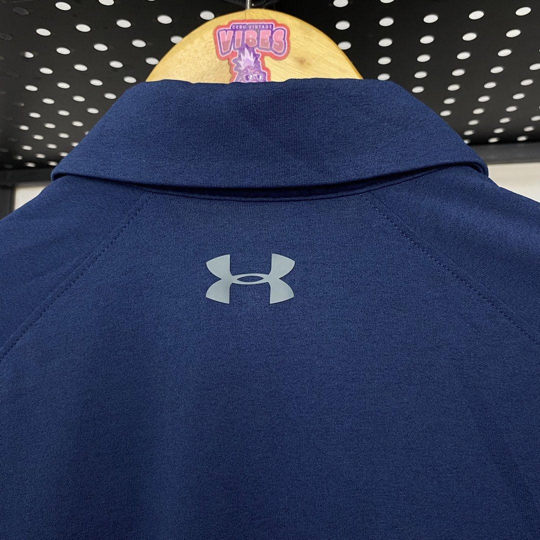 Under Armour Performance Poloshirt (Category: Tshirts & Polo Shirts ) located in Cebu City. Submitted by cebuvntgvibes (Listing ID 1469668202, Image 3). Description: 20W x 27L (S-M) . Deadstock condition. Soft quickdry fabric. Rubberized details. No issue. . Mine ₱1,300+sf.