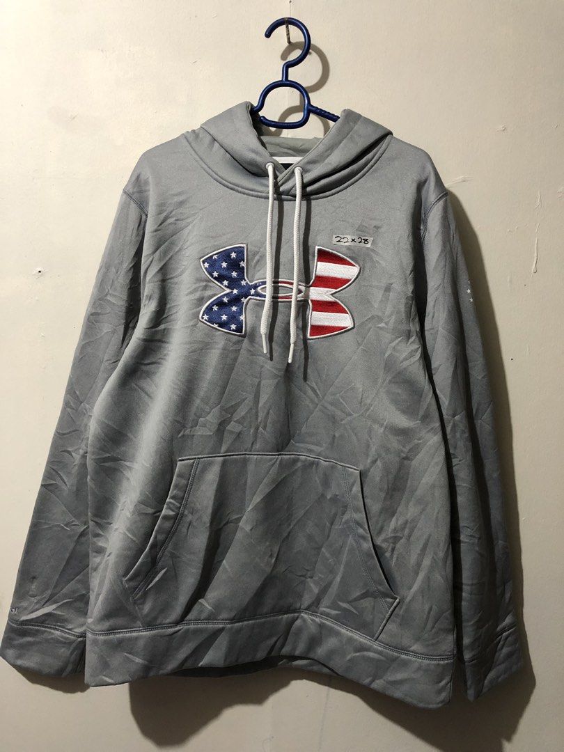 Under Armour USA Hoodie (Category: Hoodies) located in Manila. Submitted by raremountain00 (Listing ID 1469750747, Image 1). Description: Authentic Excellent condition Large to xl fit No issue.