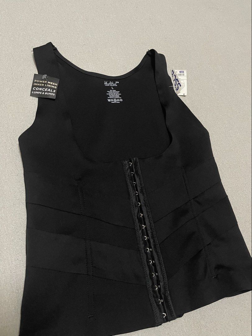 Under Where? high-compression shapewear (Category: Activewear) located in Bulacan. Submitted by sanjisthrift (Listing ID 1469664149, Image 2). Description: Dimensions are on the pics Size L on tag Like New Condition 10/10.