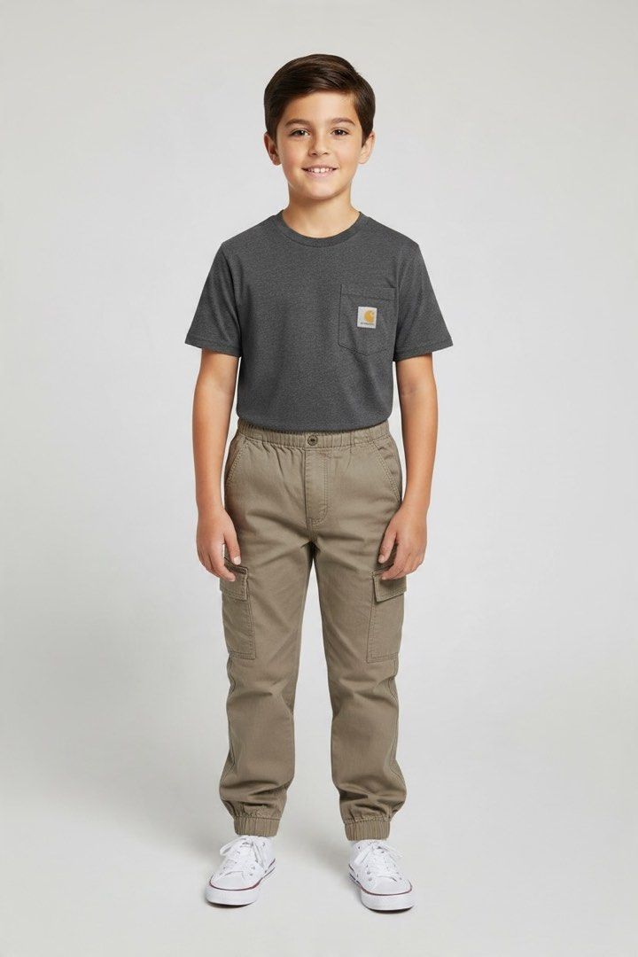 Uniqlo cargo pants (Category: Babies & Kids Fashion) located in Lipa City. Submitted by lifestyled (Listing ID 1469644035, Image 1). Description: Uniqlo cargo pants Beige Size 140 W- 11” (garterized waist) L- 31” 💯 Authentic.