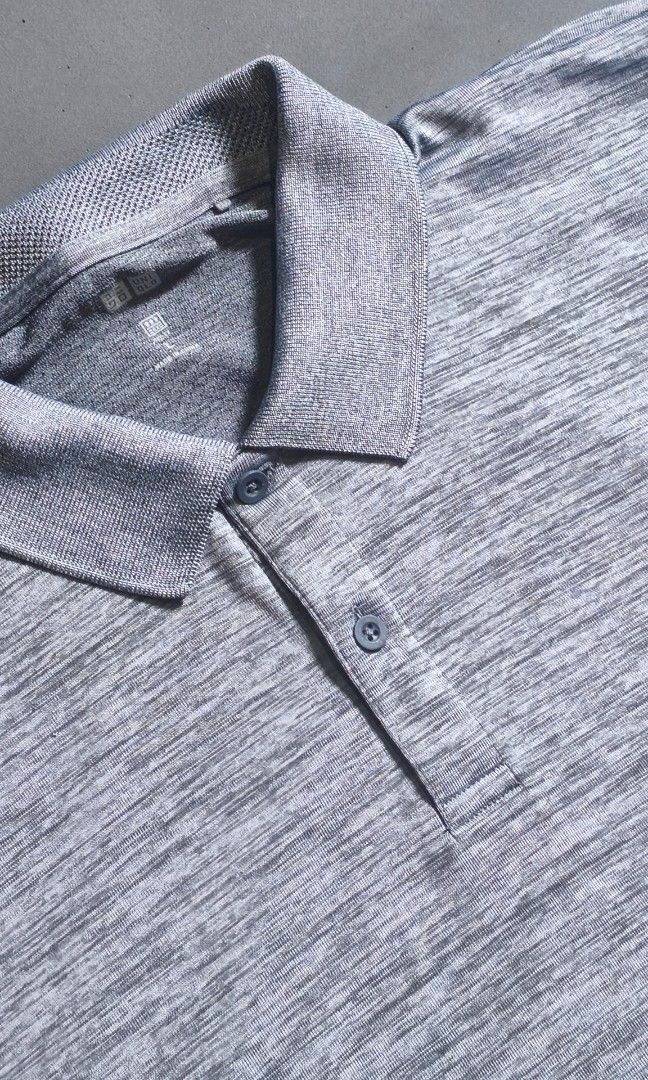 Uniqlo Dry Rex Poloshirr (Category: Racket and Ball Sports) located in Toledo. Submitted by thejosepharchiveonig (Listing ID 1469717602, Image 3). Description: 20W | 27L panf pickle niyo mga boss.