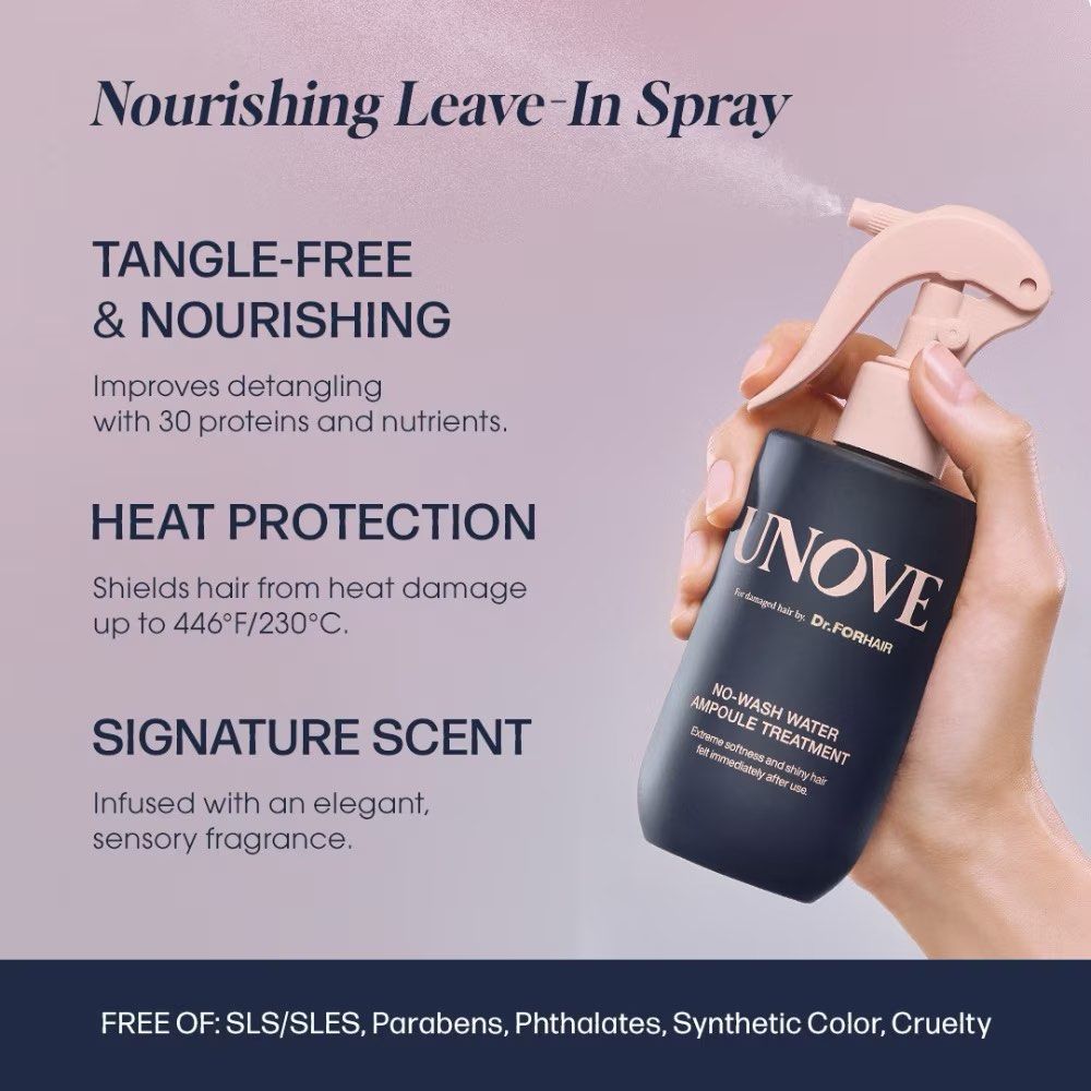 unove hair spray x2, Beauty & Personal Care, Hair Products on Carousell