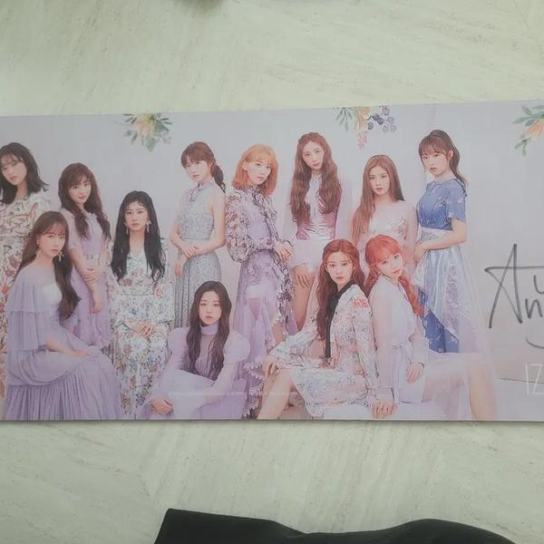(Unused) Ahn Yujin Autographed Fanpad IZ*ONE Sudden Attack, Toys ...