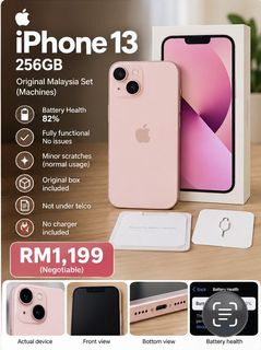 iPhone 13 256GB (second hand), Mobile Phones & Gadgets, Mobile Phones ...