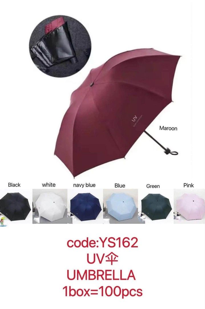 UV MANUAL UMBRELLA (Category: Everything Else Others) located in Manila. Submitted by imeldacsantiago (Listing ID 1469672633, Image 1). Description: UV MANUAL UMBRELLA CODE SEAN10222026 PRICE 230 CUT OFF OF ORDERS 11AM (SAME DAY DELIVERY WITHIN MANILA AREA) VIA GRAB, LALAMOVE MOP: COD (MANILA AREA, CAVITE,BULACAN NEXT DAY DELIVERY) GCASH (MANILA, CAVITE, BULACAN AREA, SAME DAY DELIVERY) BDO REMITTANCE CENTERS PLS PM US FOR ORDERS AND INQUIRIES.TI