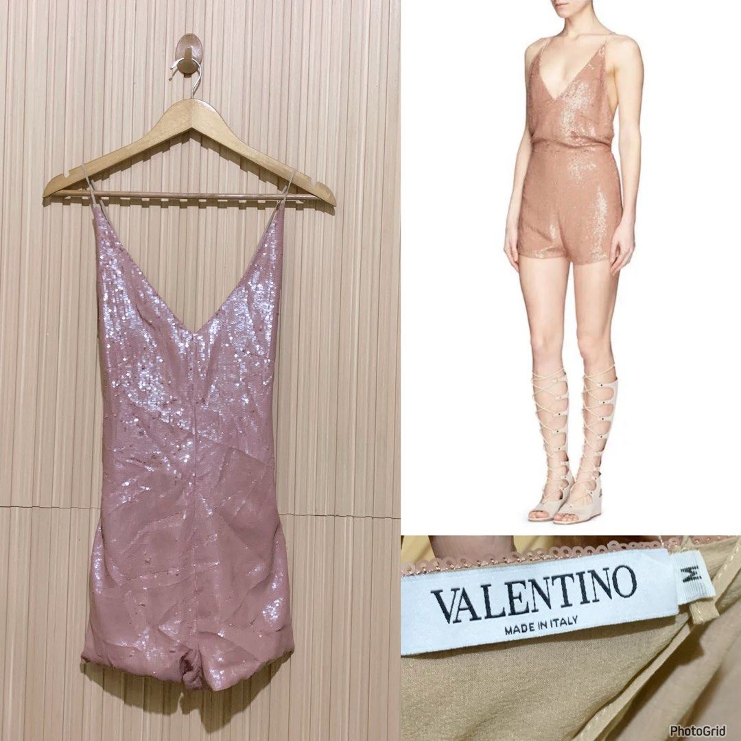 Valentino sequined romper (Category: Rompers) located in Koronadal. Submitted by gstyledforless (Listing ID 1469588702, Image 2). Description: Fits small Sequined dresses are coming back.