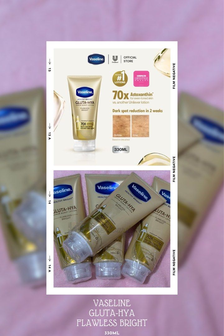Vaseline Gluta-HYA Flawless Bright 330ml (Category: Body Care) located in Manila. Submitted by rgnvrdm (Listing ID 1469675869, Image 1). Description: .