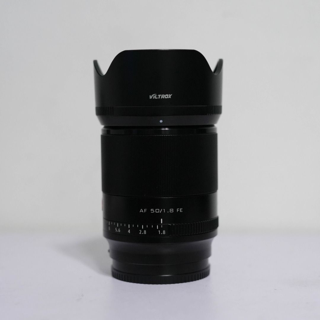 Viltrox 50mm f1.8 FE (Sony) (Category: Lens & Kits) located in Malabon City. Submitted by camcart (Listing ID 1469651363, Image 2). Description: ◈Viltrox 50mm f1.8 FE for Sony Full Frame Camera ➠ Complete Inclusions: - Viltrox Front and Rear cap - Lens Hood - Lens Box with Manuals - Viltrox Pouch In Good Condition, Clean Glass - No Fungus or Dust 💵 Price: 10,900 pesos only 🚛 Mode of Transaction: ◉ Pick up or Meet up - Around Malabon City ◉ Deli