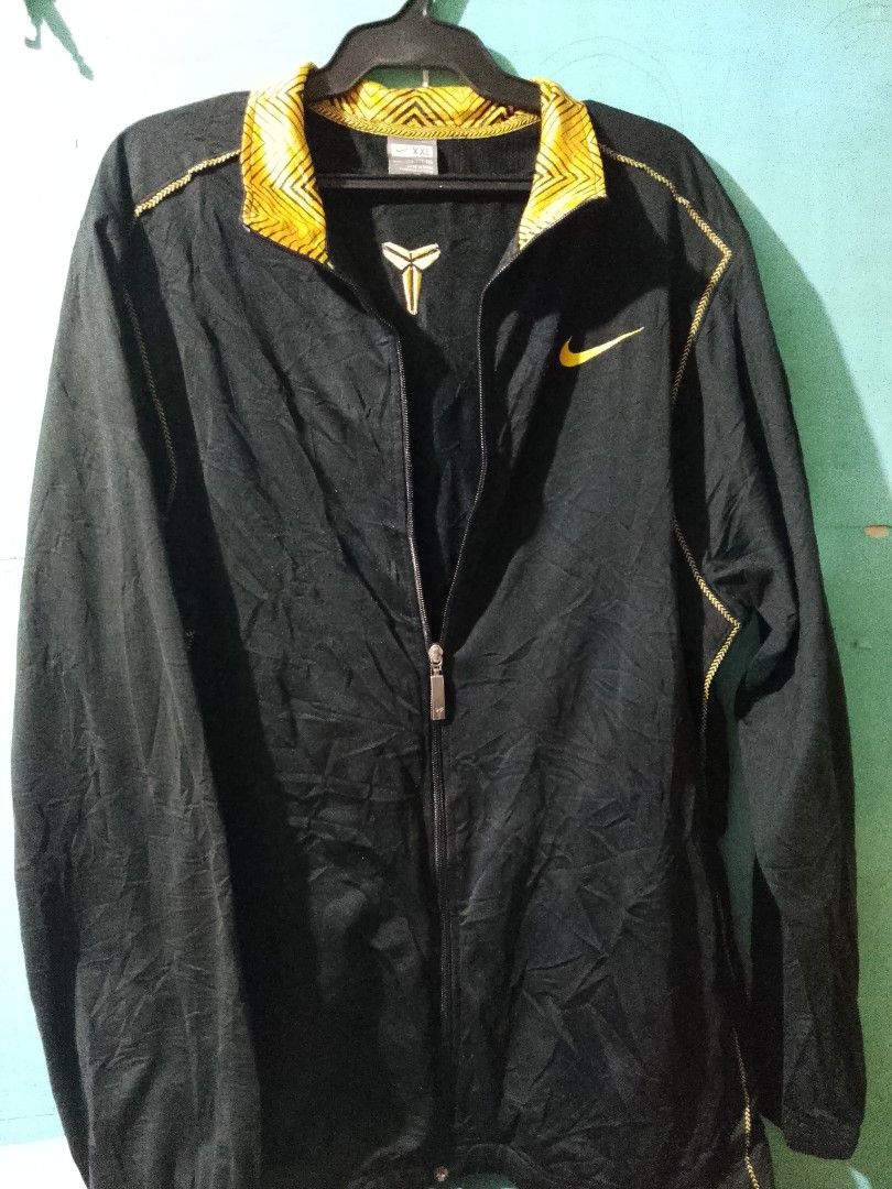 vintage 100% Authentic Nike Kobe Bryant Mamba track jacket (Category: Coats, Jackets and Outerwear) located in Manila. Submitted by jonahq.9 (Listing ID 1469595496, Image 1). Description: vintage Nike full-zip track windbreaker jacket 😊😍 Nike Kobe (Black Mamba) FIT-DRY 2xl on tag #NikeKobe #KobeBryant #MambaMentality #NikeBasketball #Lakers #BlackMamba #TrackJacket #VintageNike #KobeCollection #StreetwearPH #PreLovedPH #BasketballMerch #NikeMam