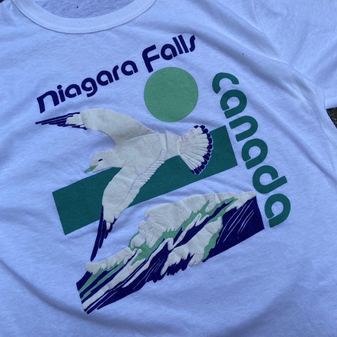 Vintage 1970’s Niagara Falls Tee (Category: Tshirts & Polo Shirts ) located in Angeles City. Submitted by eriellynnthrifts (Listing ID 1469675874, Image 2). Description: 21x28 Good Condition. See photo for details 430 Angeles City Pampanga.