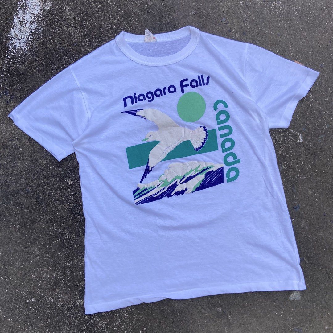 Vintage 1970’s Niagara Falls Tee (Category: Tshirts & Polo Shirts ) located in Angeles City. Submitted by eriellynnthrifts (Listing ID 1469675874, Image 1). Description: 21x28 Good Condition. See photo for details 430 Angeles City Pampanga.